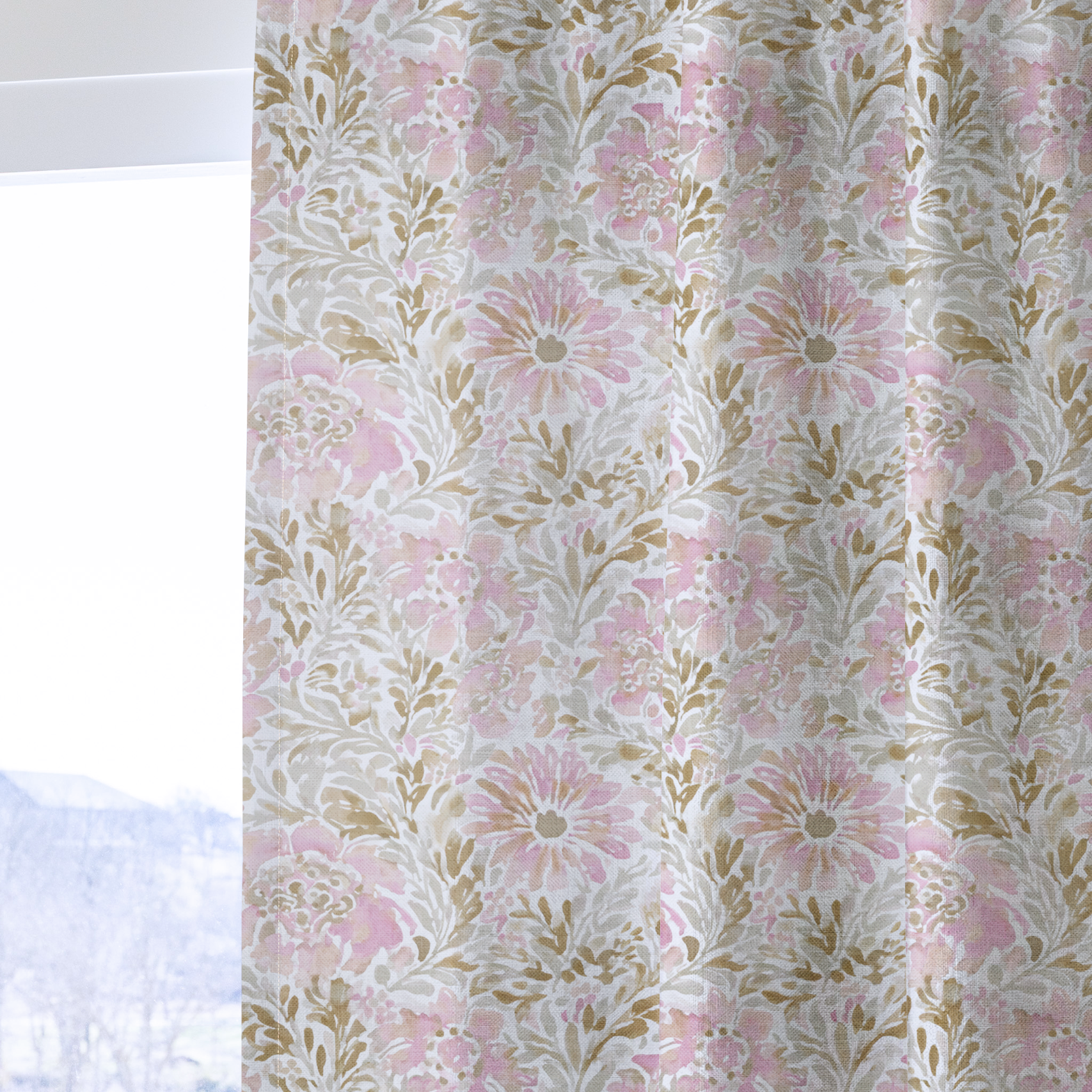 Blush Birch - Drapery — one panel