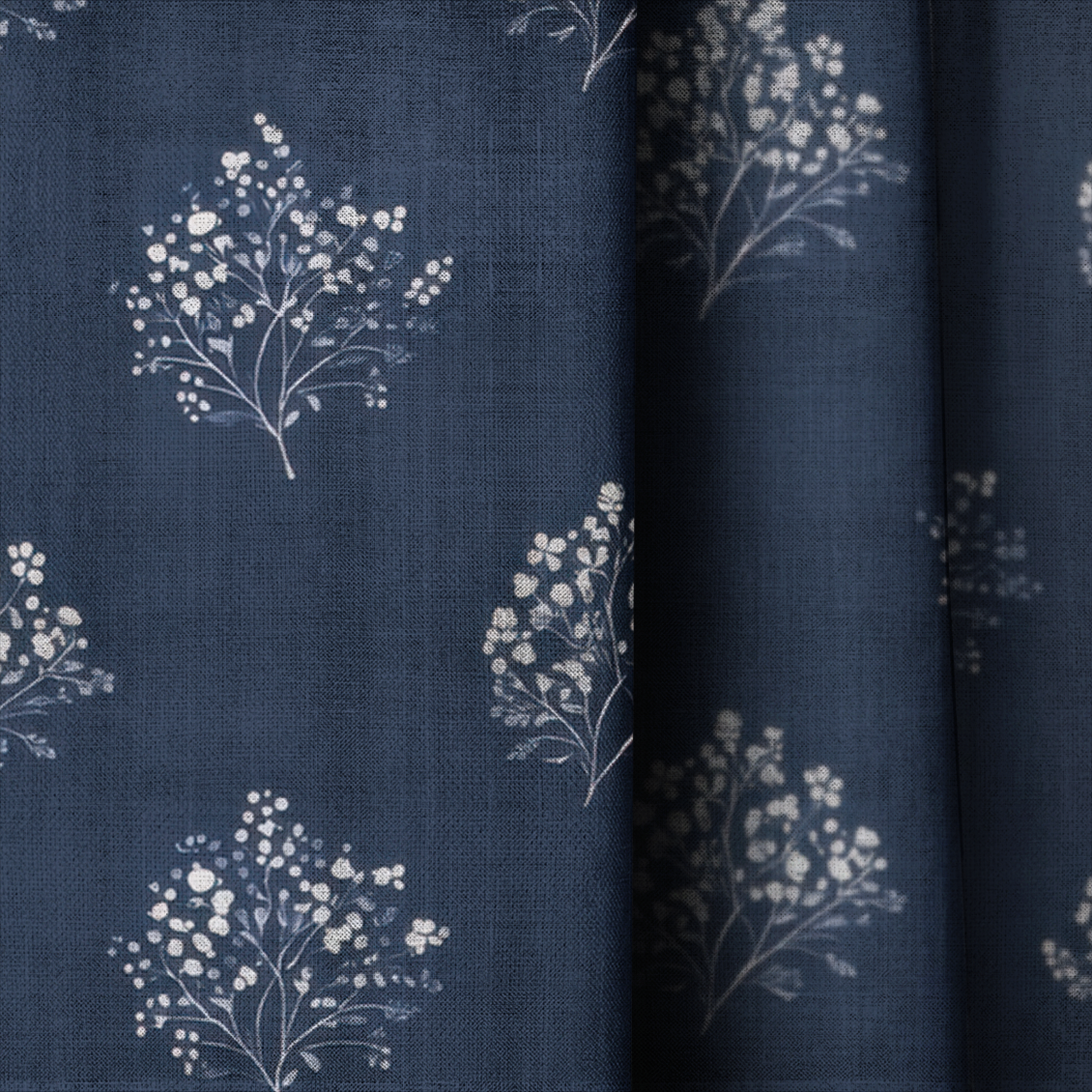 Evening Blossom - Drapery — close up