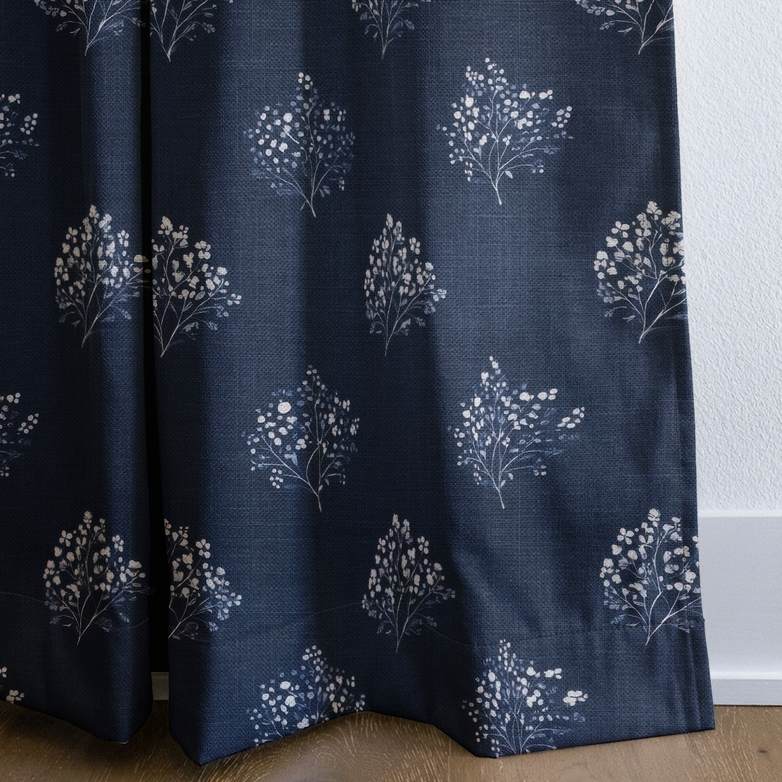Evening Blossom - Drapery — corner closeup