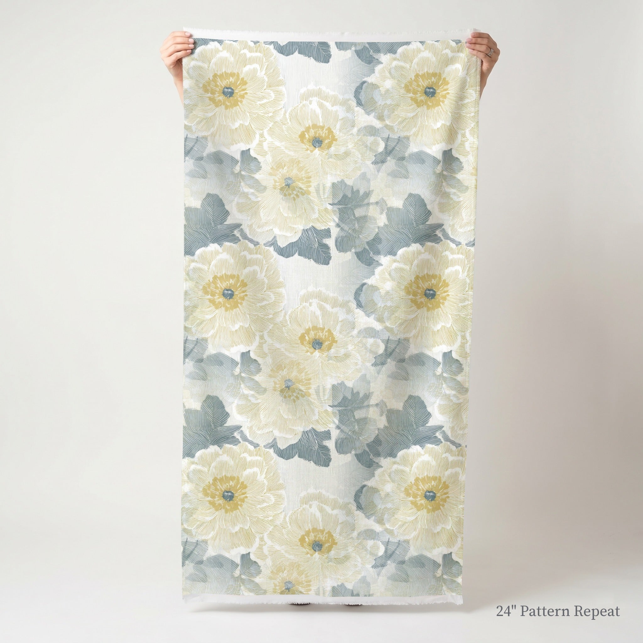Yellow Wedding Fabric by the Yard