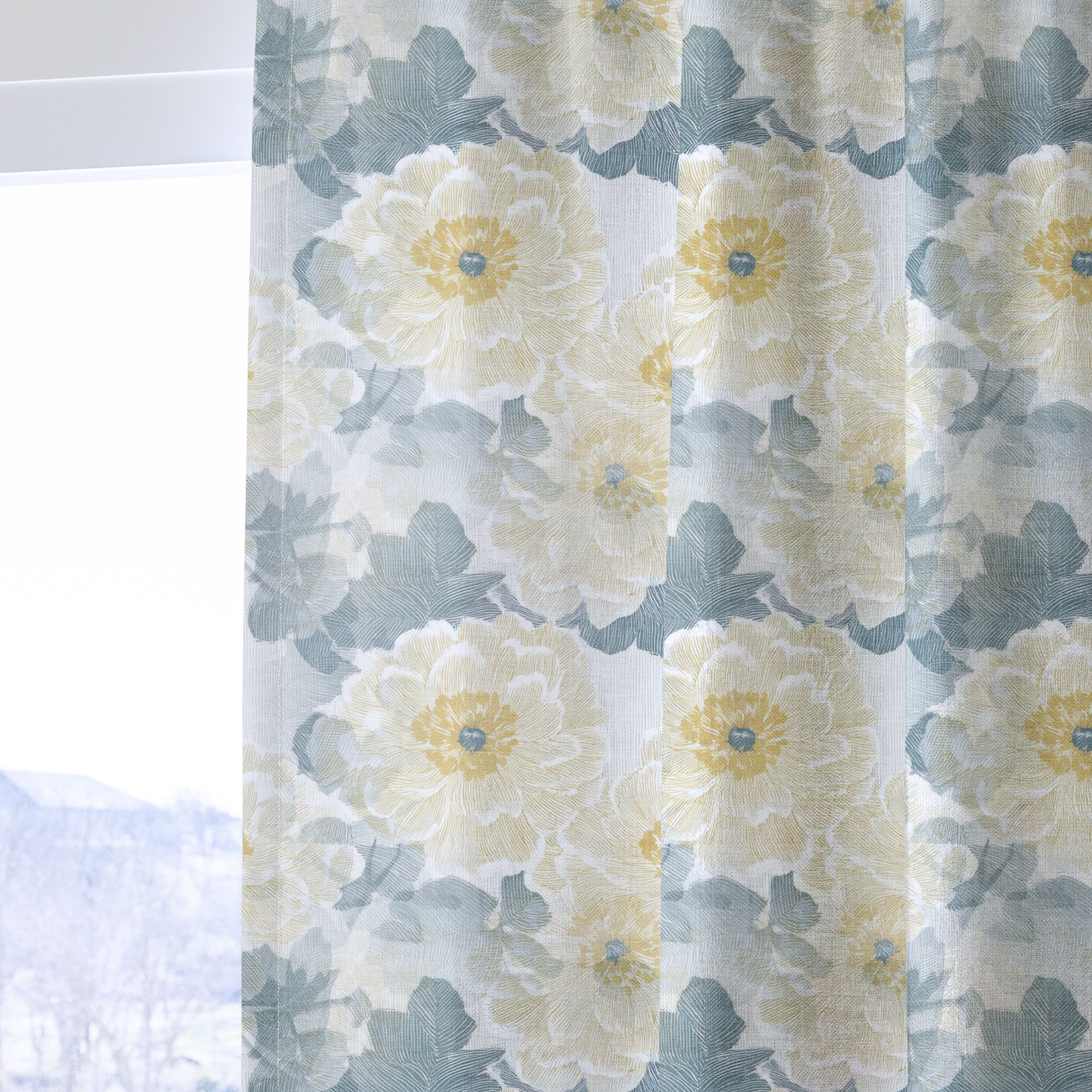 Yellow Wedding - Drapery — one panel