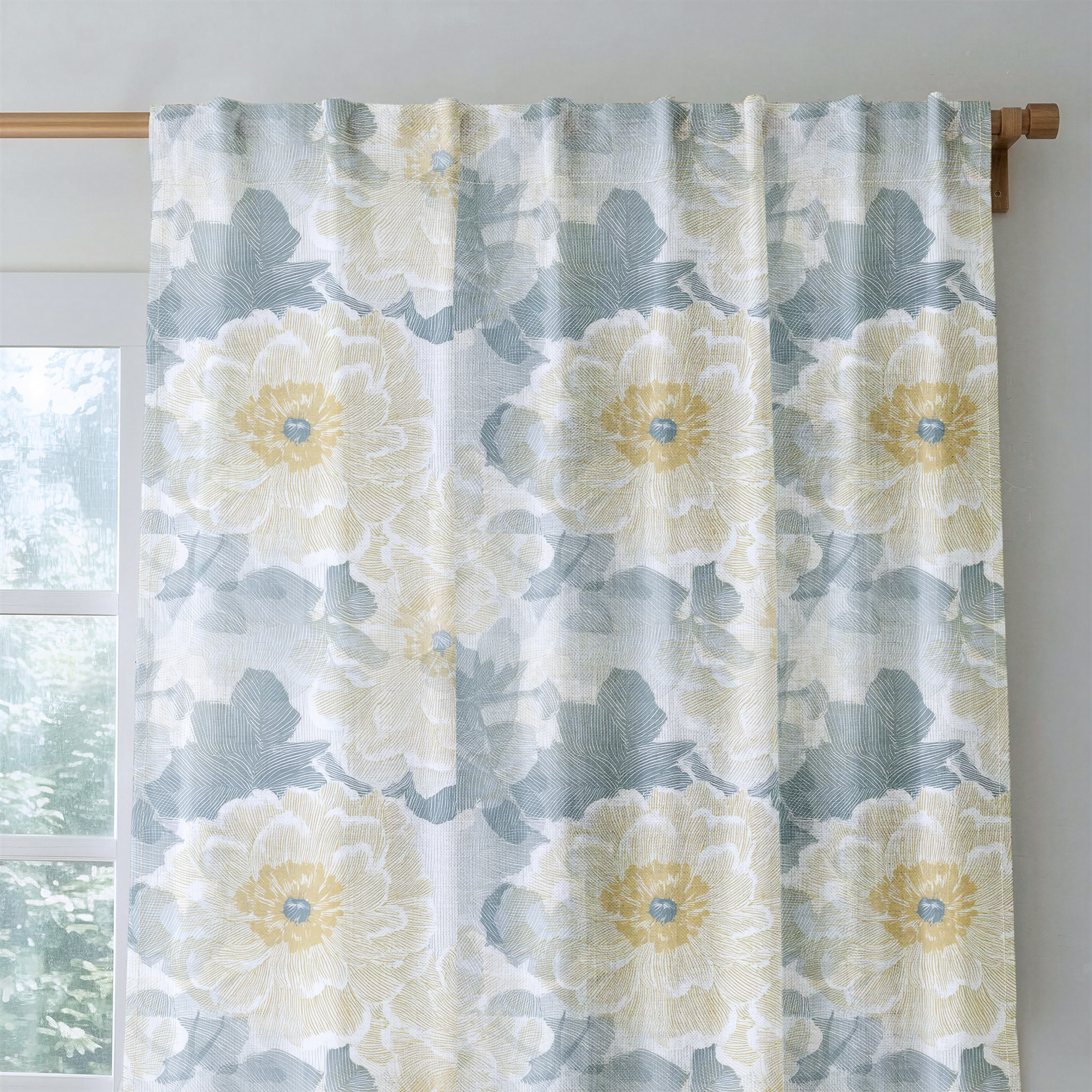 Yellow Wedding - Drapery — rod