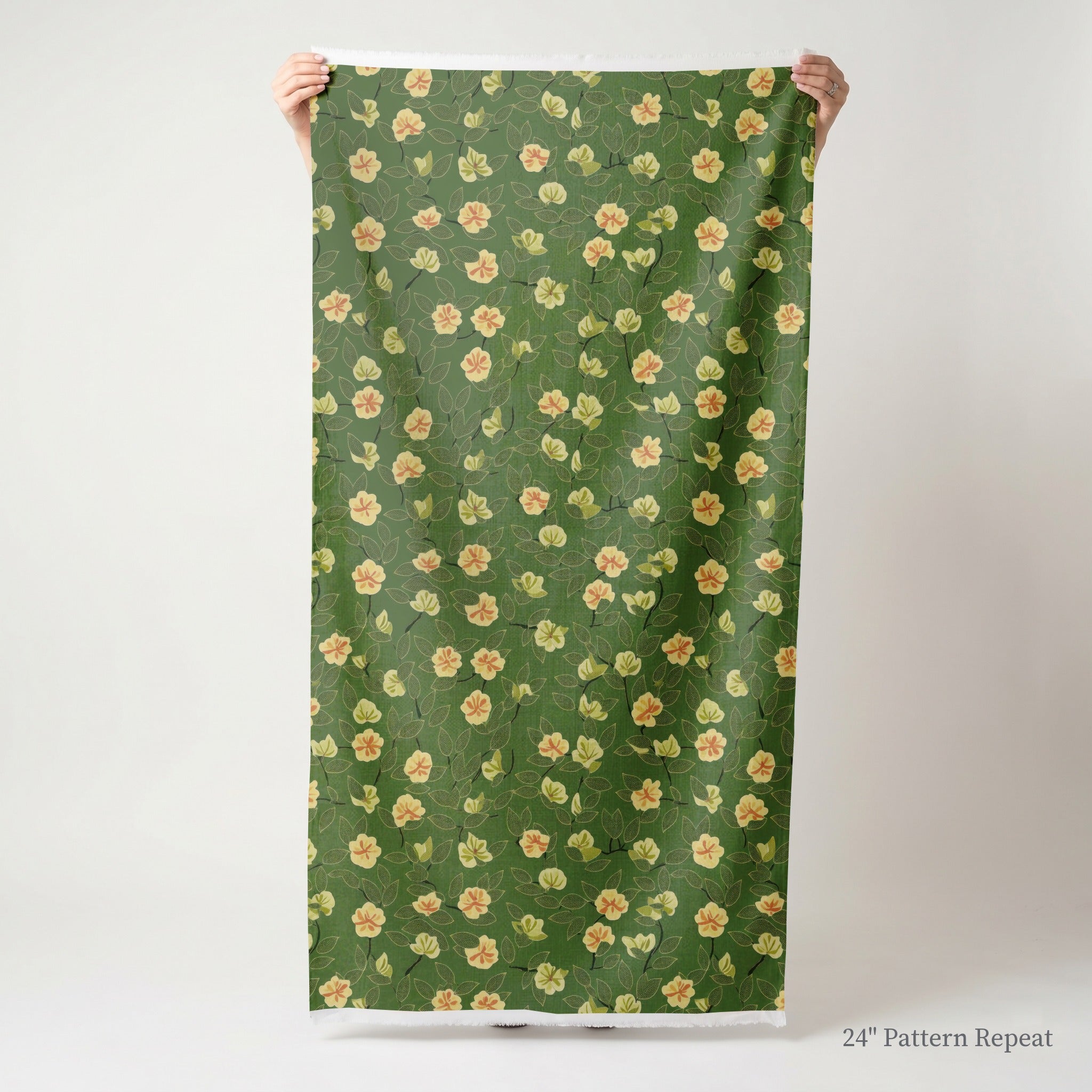Clover Wind Fabric by the Yard