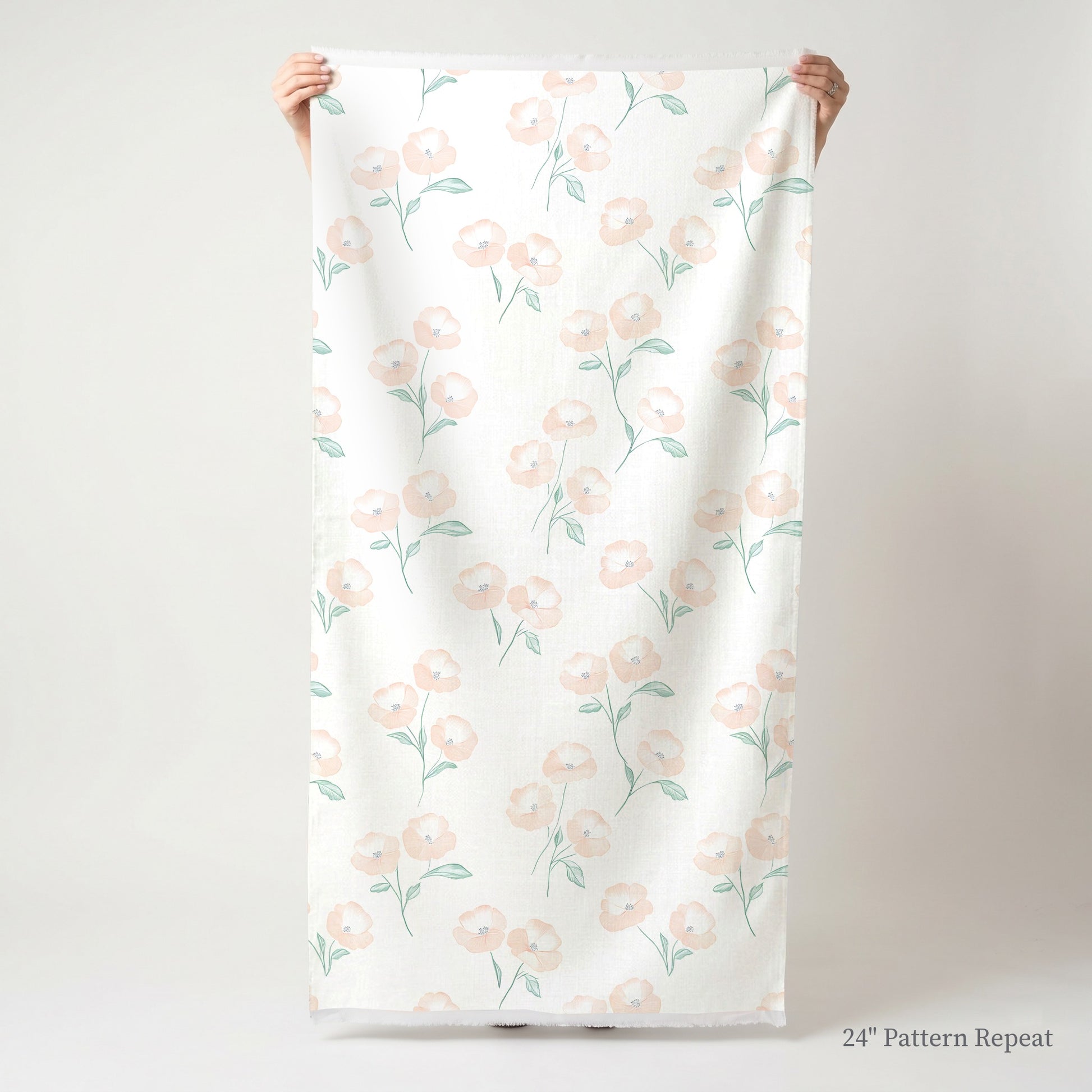 Georgia Peach Fabric by the Yard