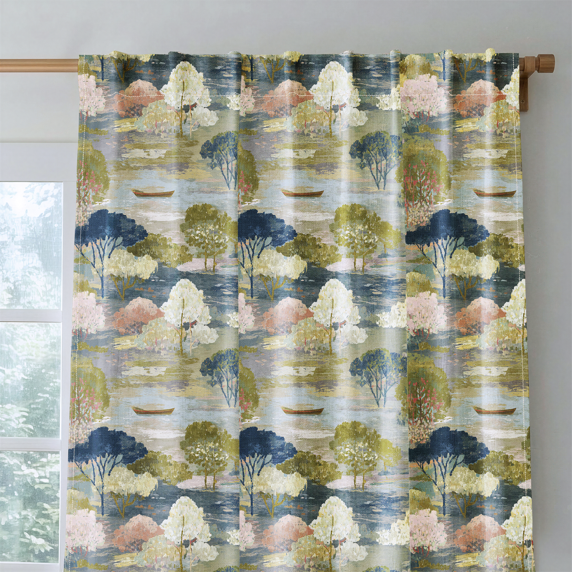Morning Row - Drapery — rod