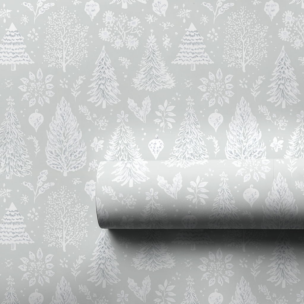 Snowy Forest - Wrapping Paper