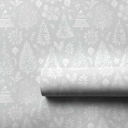 Snowy Forest - Wrapping Paper