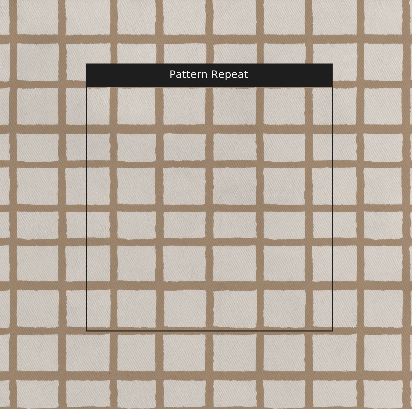 Thistle Check Fabric by the Yard — pattern repeat