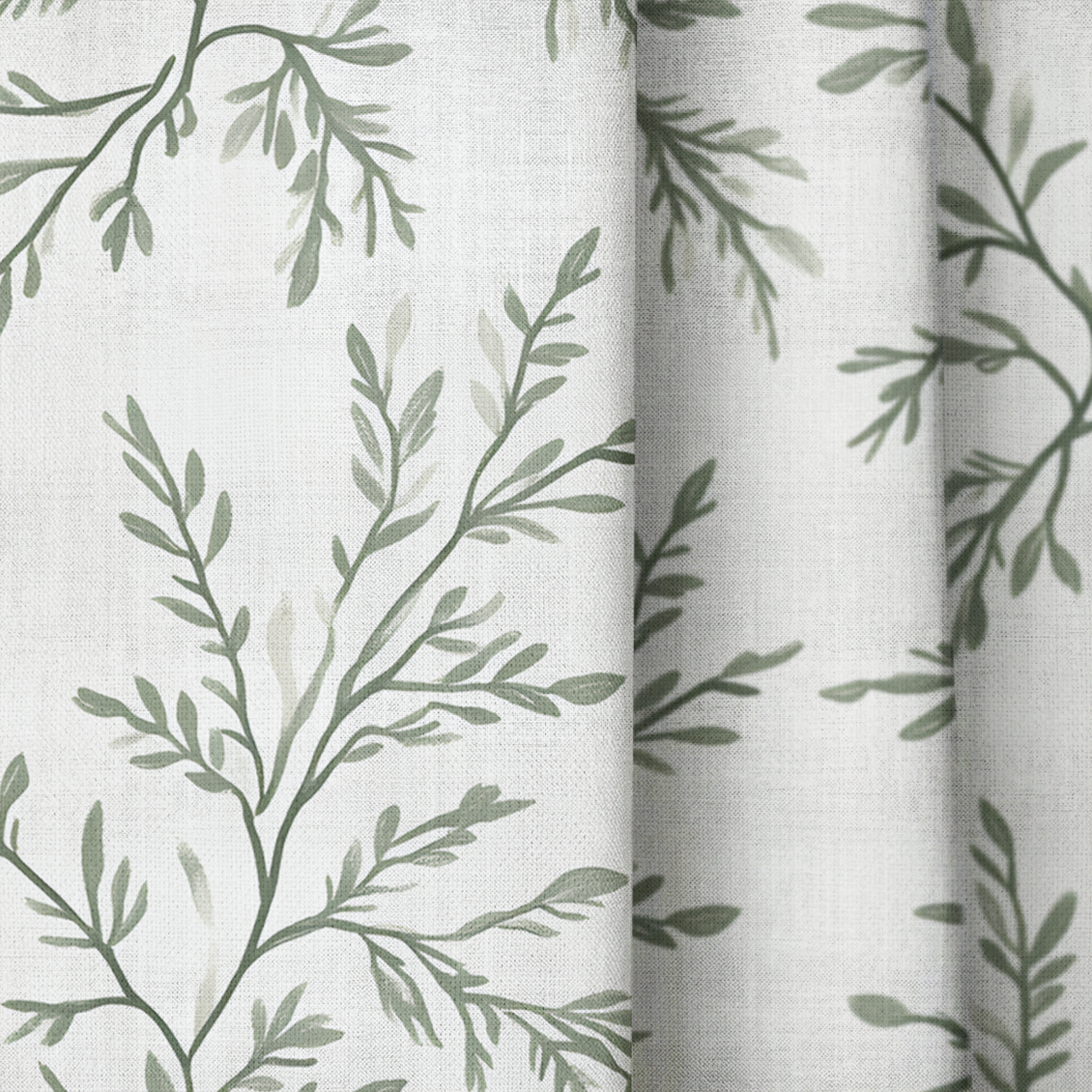 Willow Wreath - Drapery — close up