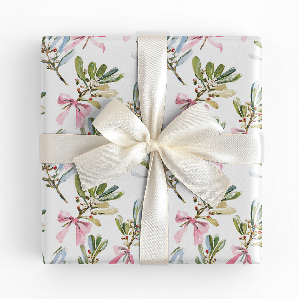 Maycee Mistletoe-Wrapping Paper
