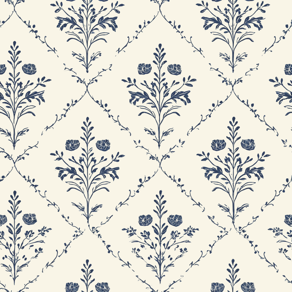 Benjamin Cream Floral Wallpaper