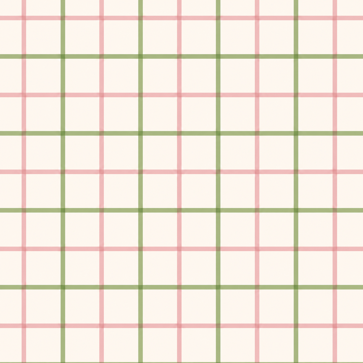 Bellagio Blush Mint Check Wallpaper