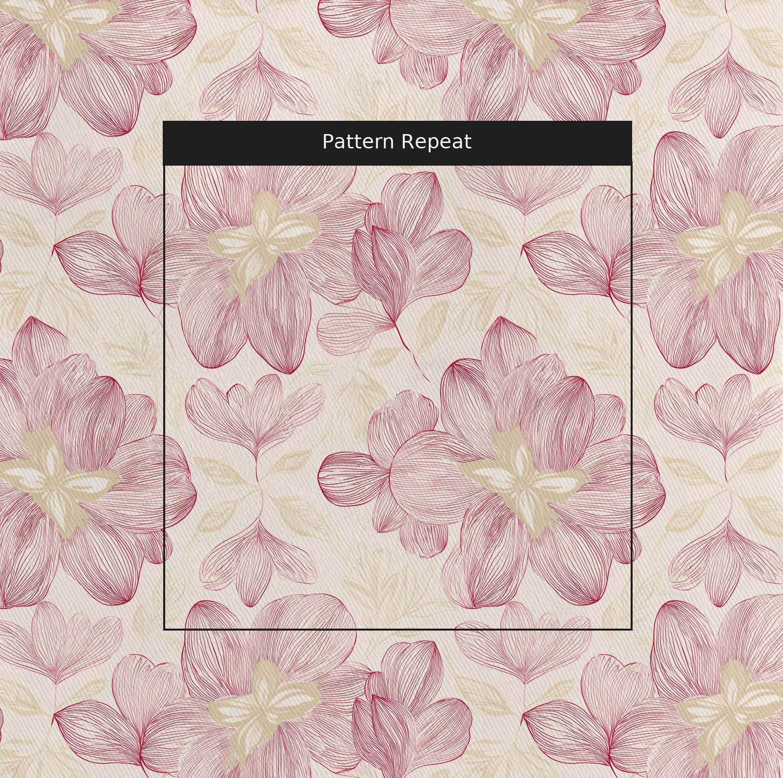 Strawberry Candy Fabric by the Yard — pattern repeat