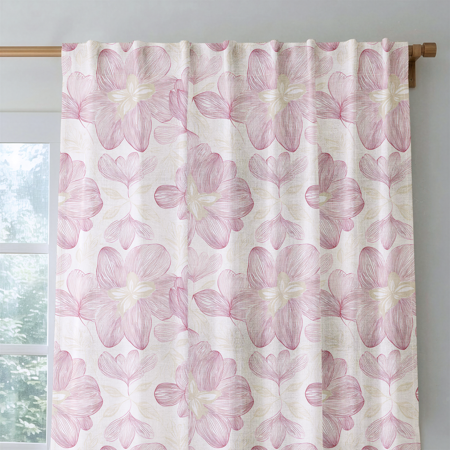 Strawberry Candy - Drapery — rod
