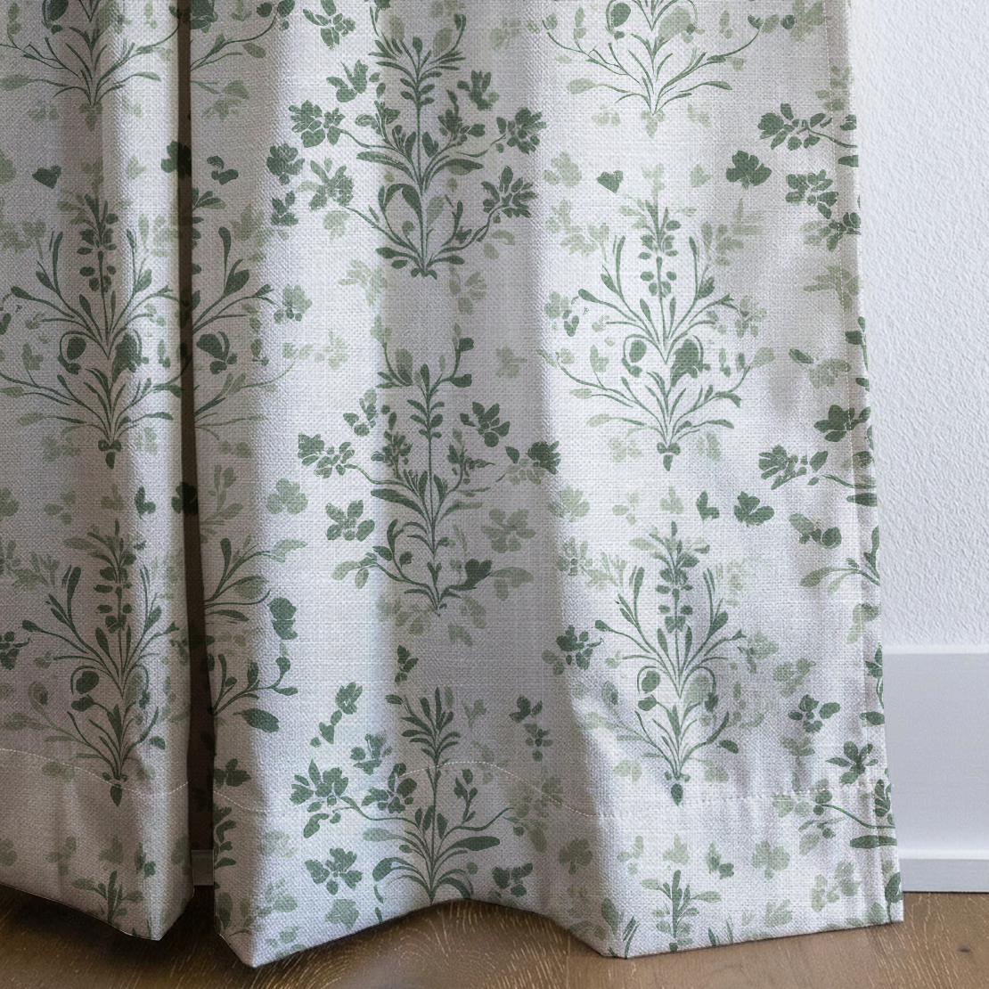 Rosemary's Garden - Drapery — corner closeup