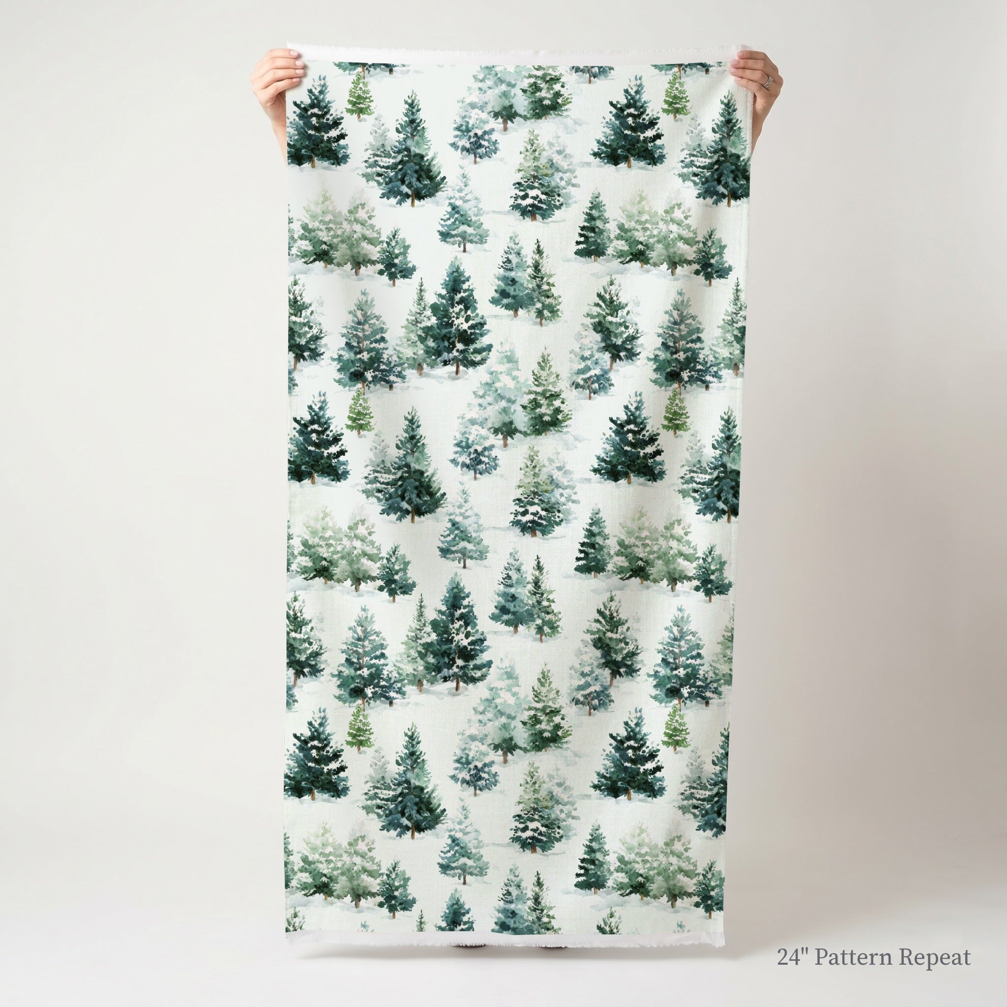 Evergreen Cheer Fabric by the Yard