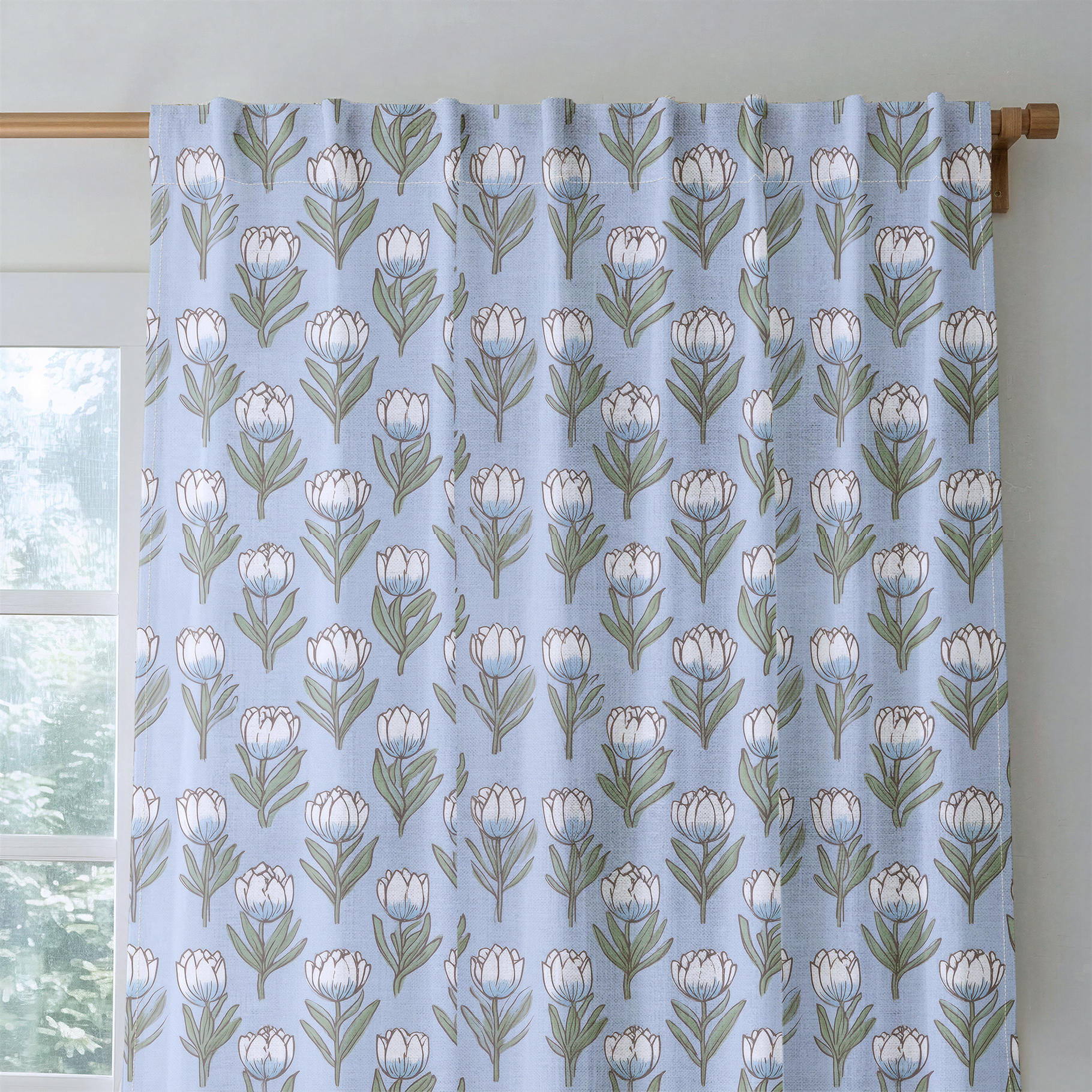 Tulip Parade - Drapery — rod