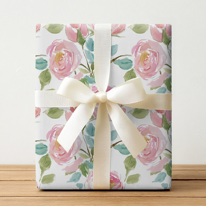 Rosé Bloom-Wrapping Paper