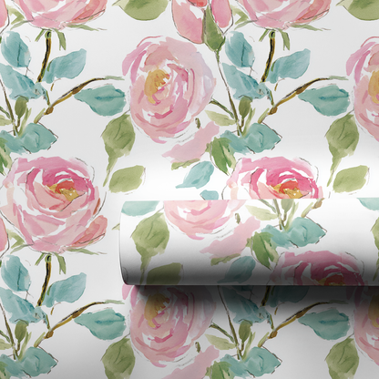 Rosé Bloom-Wrapping Paper