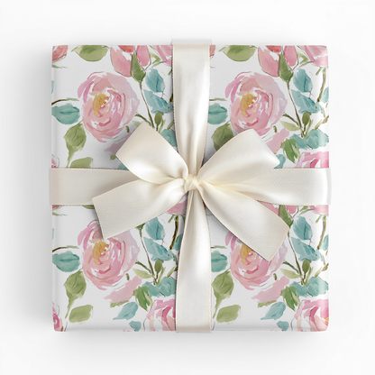 Rosé Bloom-Wrapping Paper