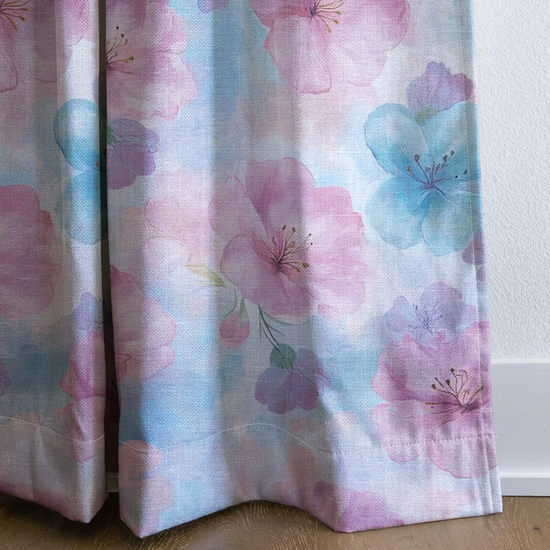 Blossom Haze - Drapery — corner closeup
