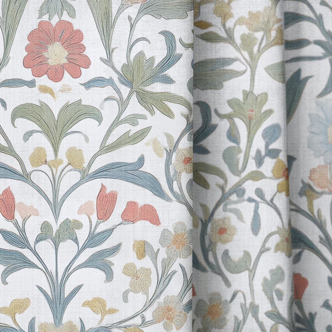 Orange County - Drapery — close up