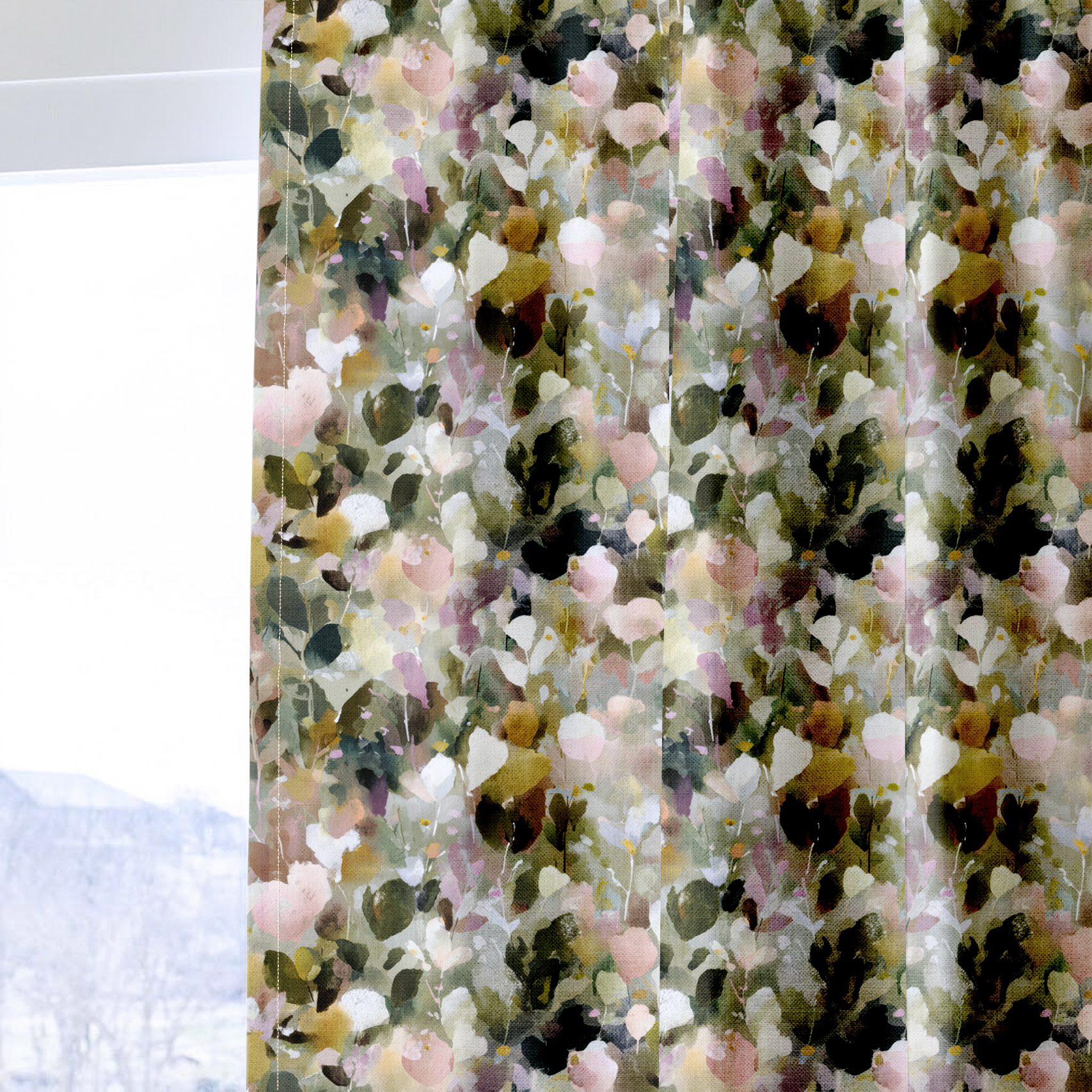 Garden Party - Drapery — one panel