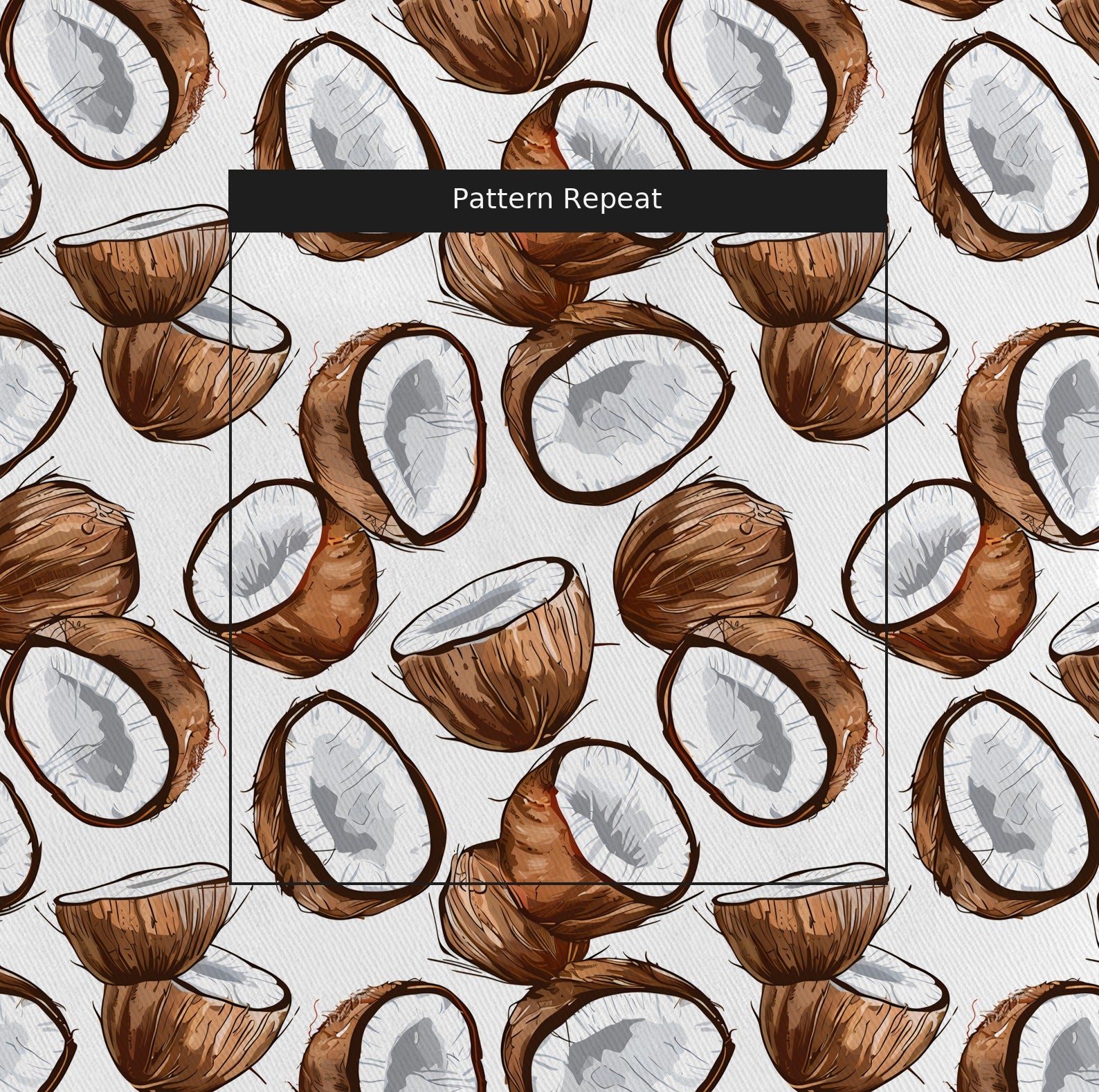 Coco Fabric by the Yard — pattern repeat
