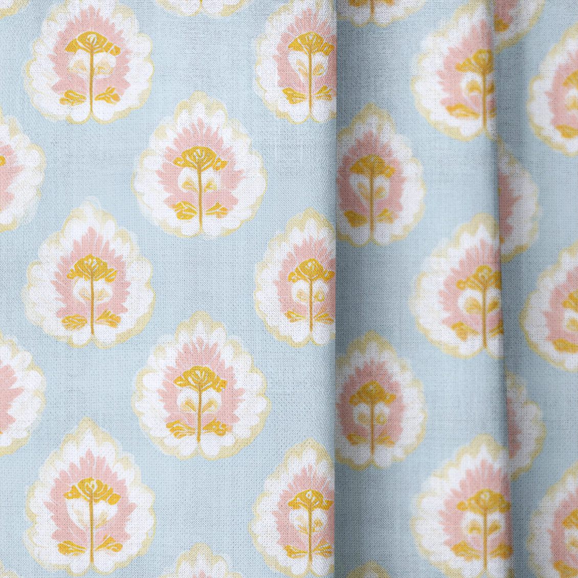 Magnolia Mist - Drapery — close up