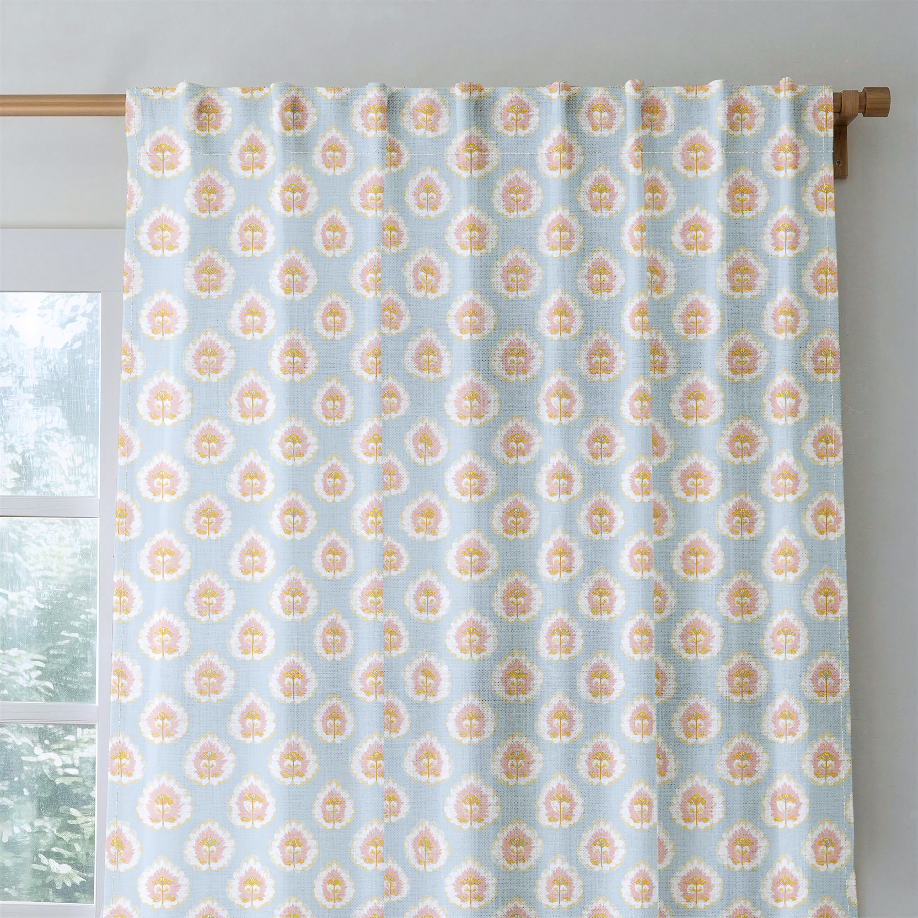 Magnolia Mist - Drapery — rod
