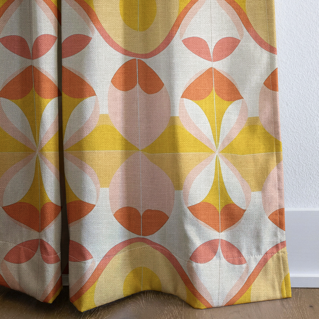 Honey - Drapery — corner closeup