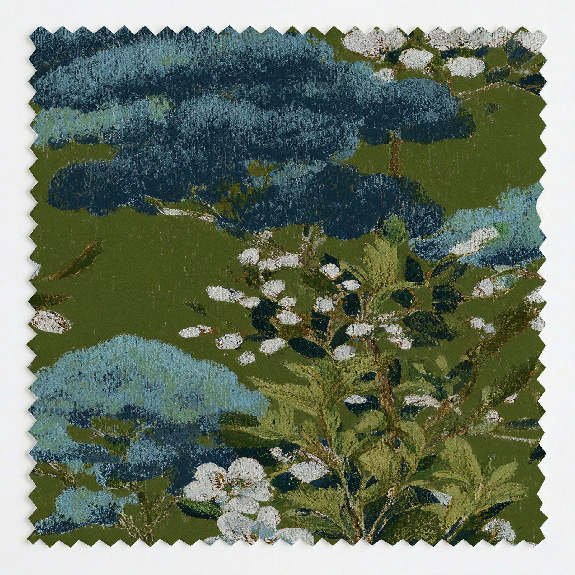 Chateau Green Fabric by the Yard
