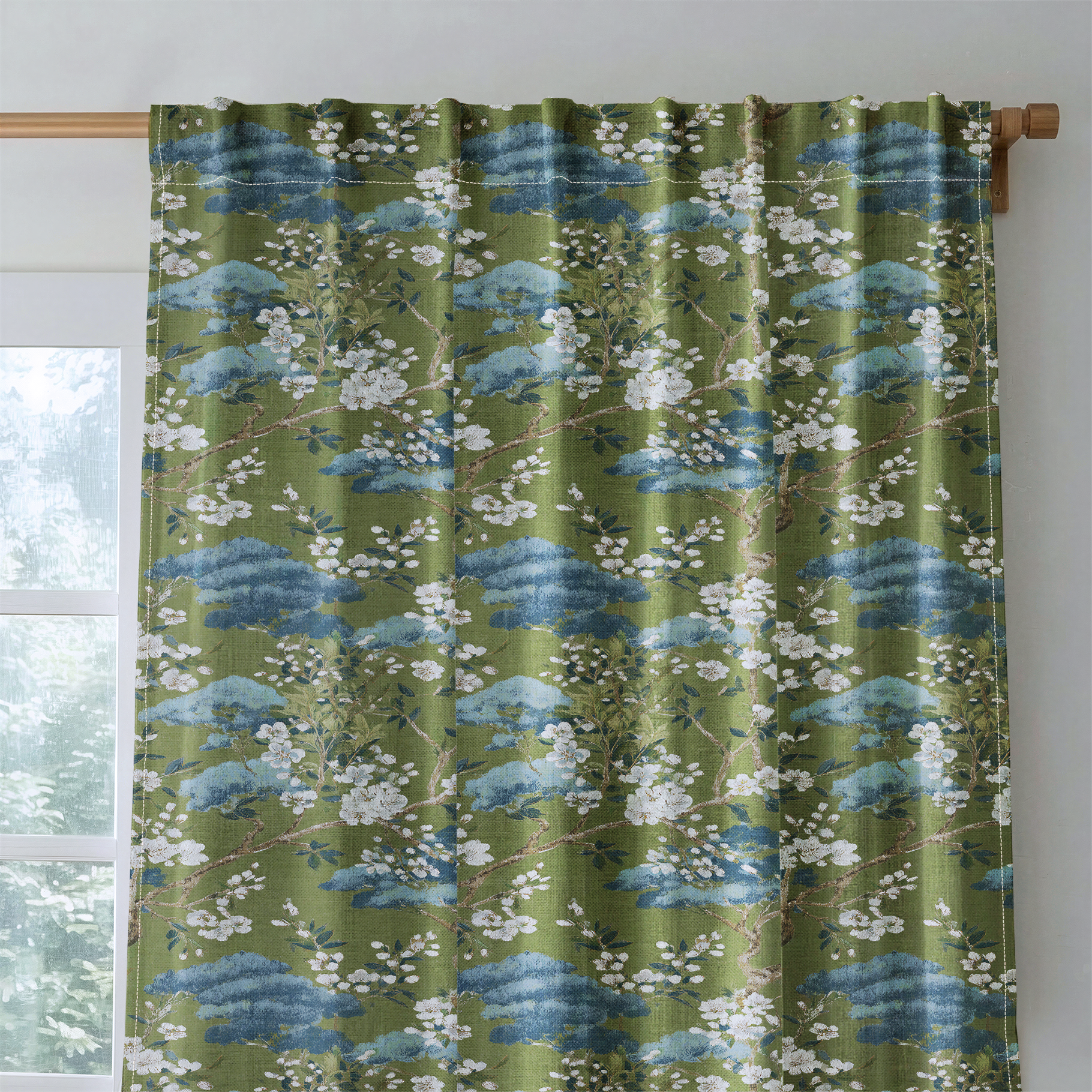 Chateau Green - Drapery — rod