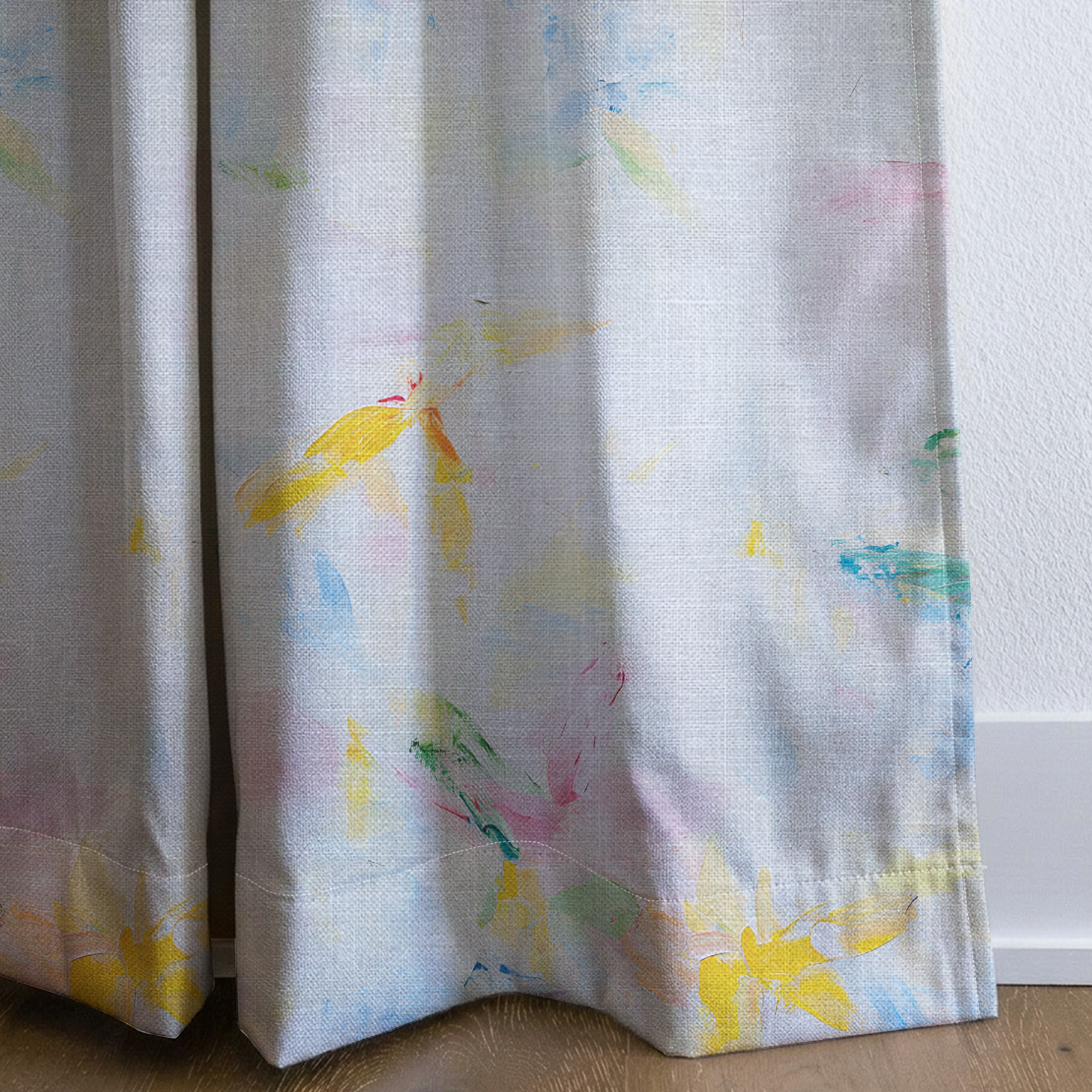 Whispered Light - Drapery — corner closeup