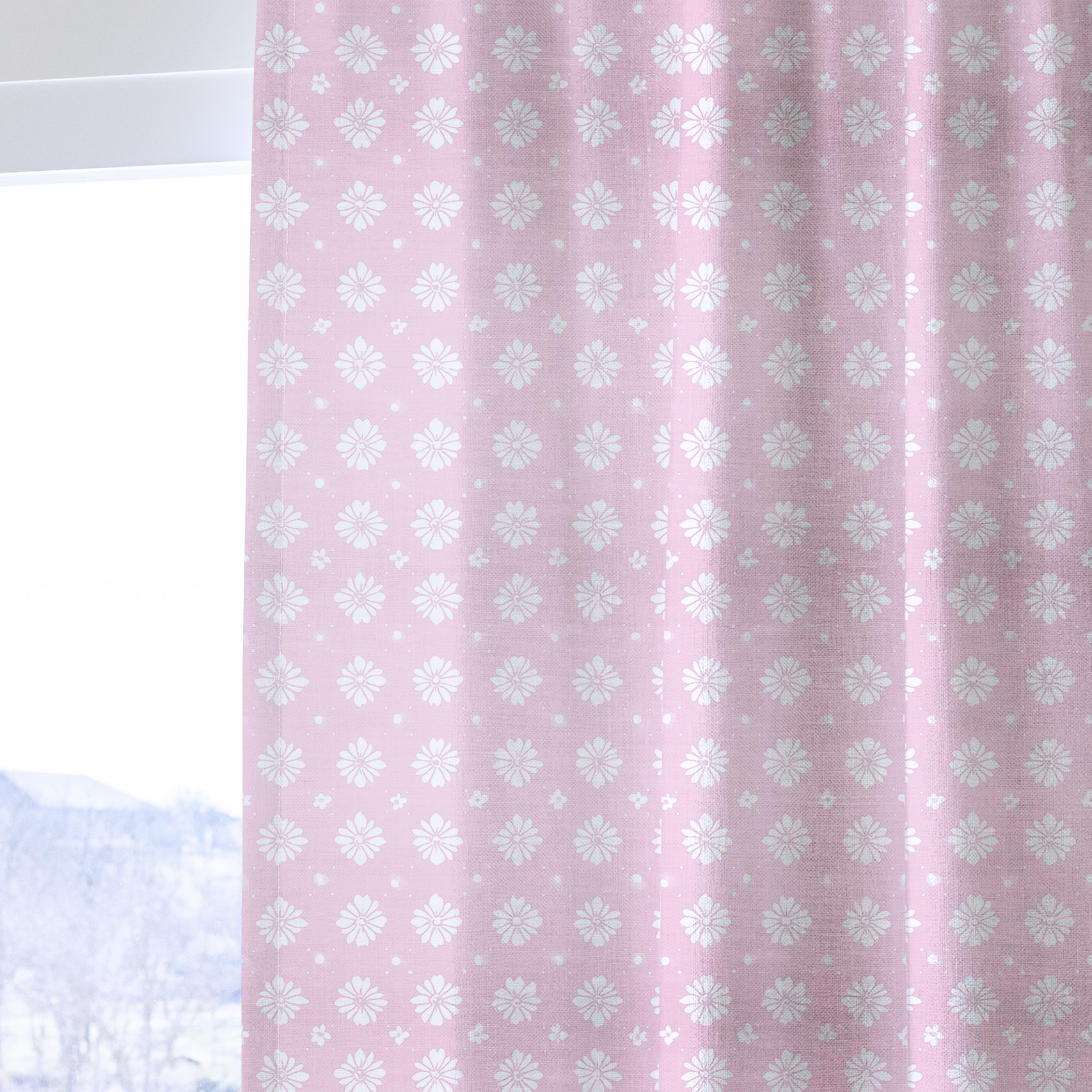 Rosie's Delight - Drapery — one panel