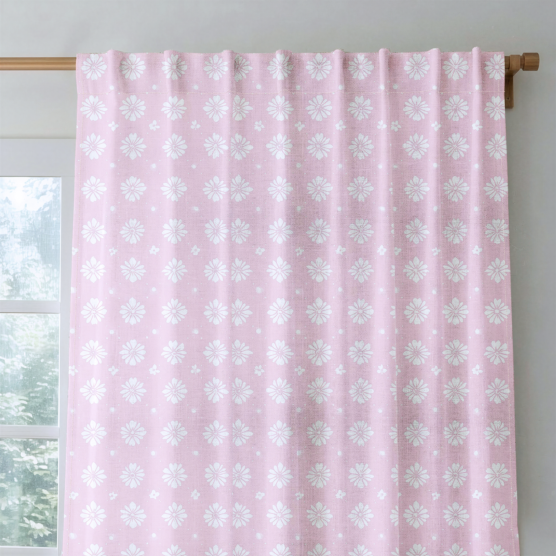 Rosie's Delight - Drapery — rod