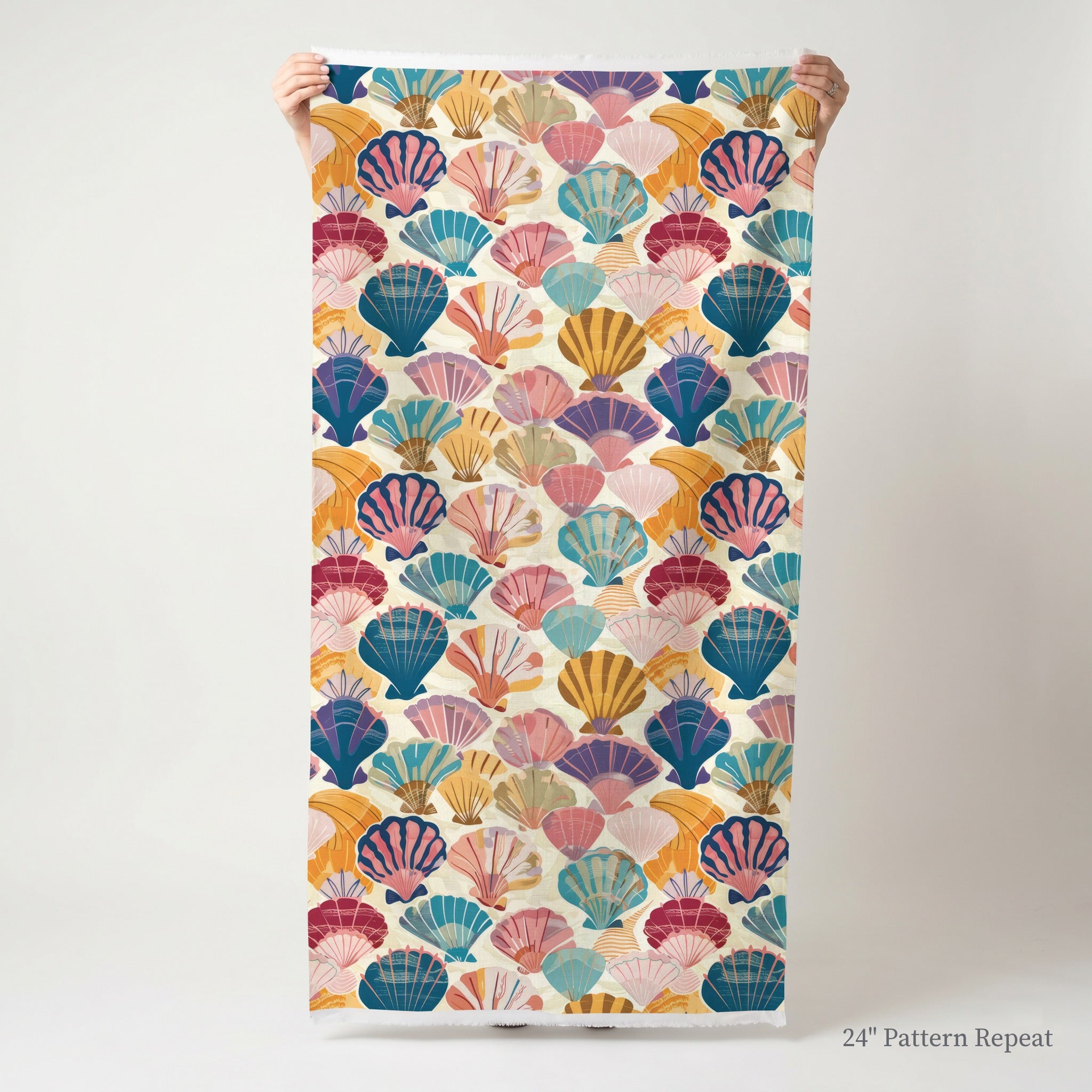Seraphina's Seashell Sonata Fabric by the Yard