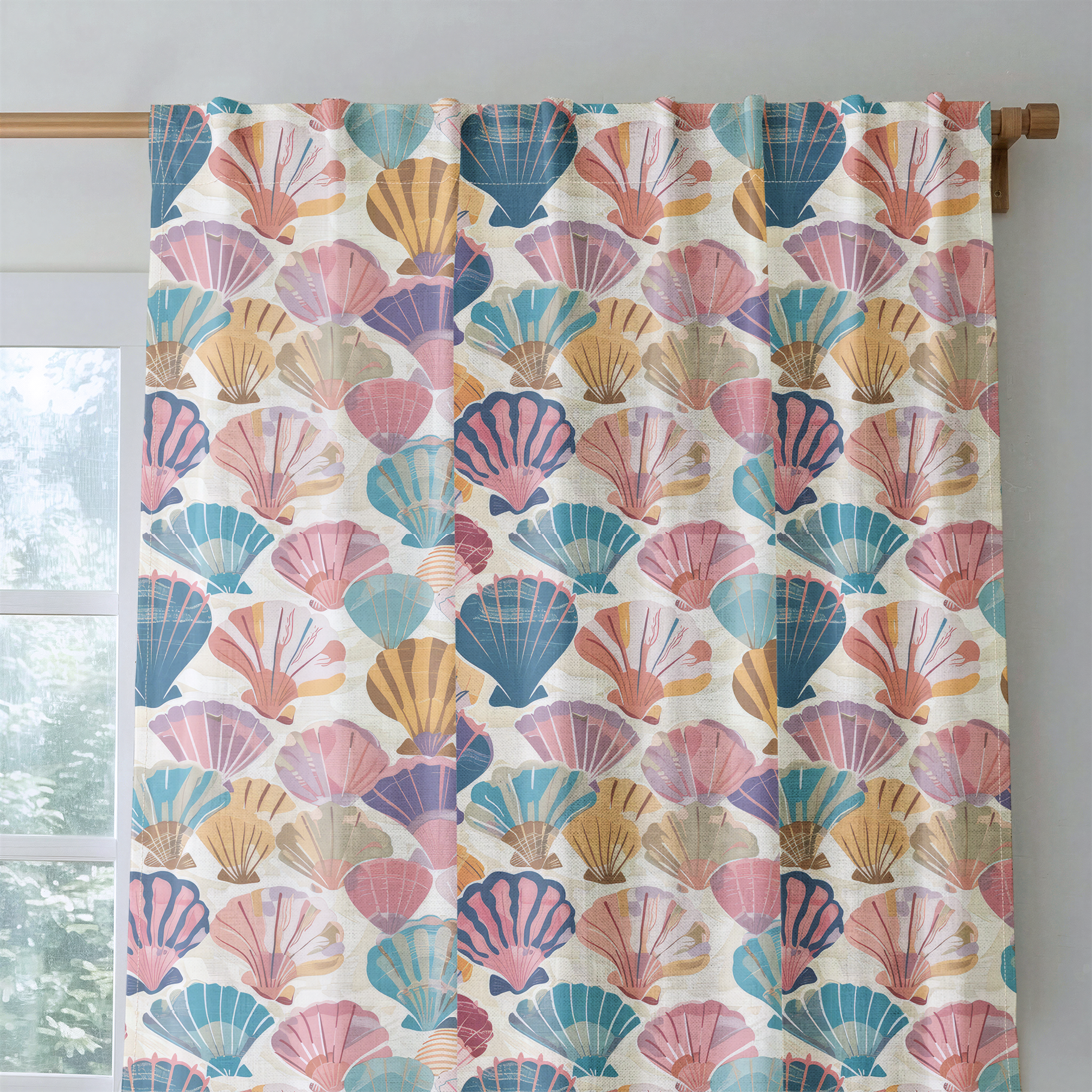 Seraphina's Seashell Sonata - Drapery — rod