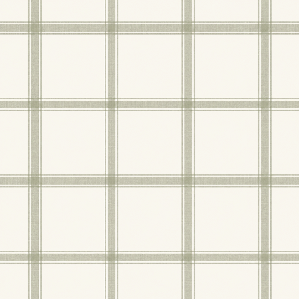 Orange County Olive Plaid Wallpaper