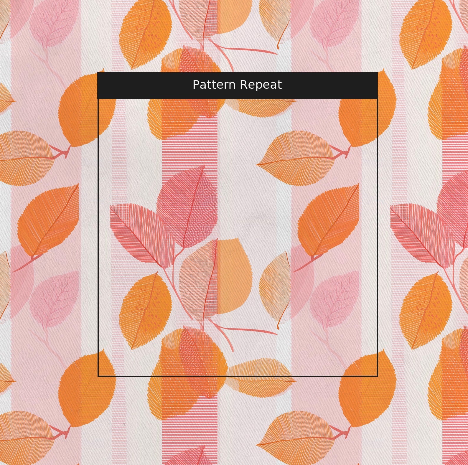 Ember Fabric by the Yard — pattern repeat