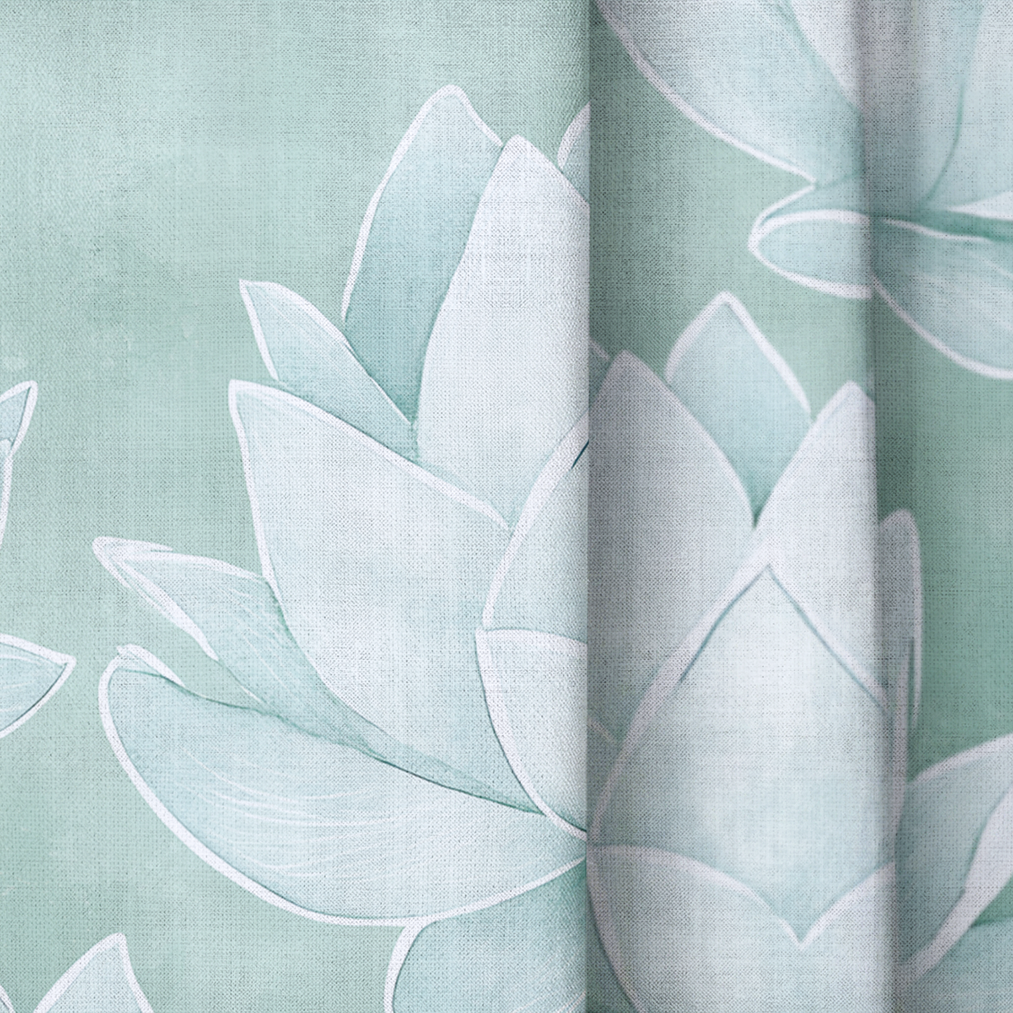 Misty Bloom - Drapery — close up