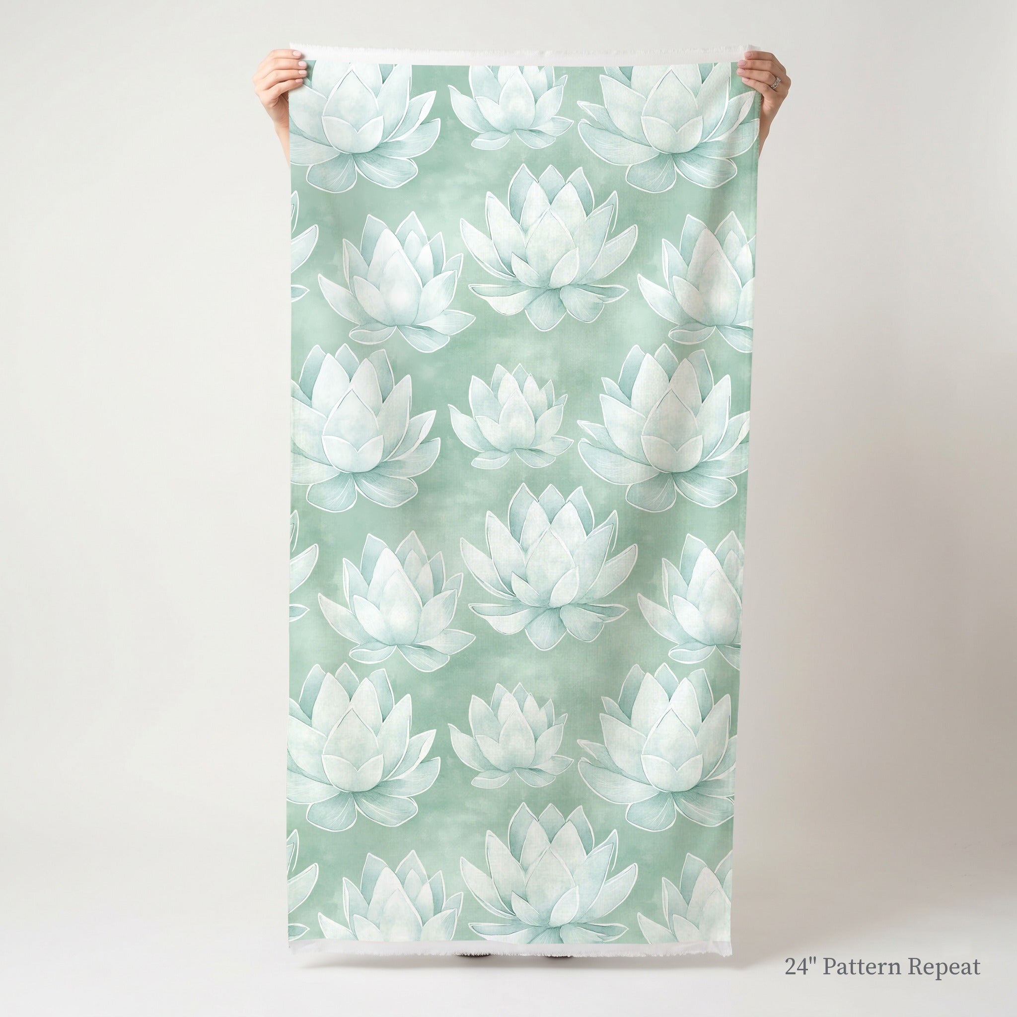 Misty Bloom Fabric by the Yard