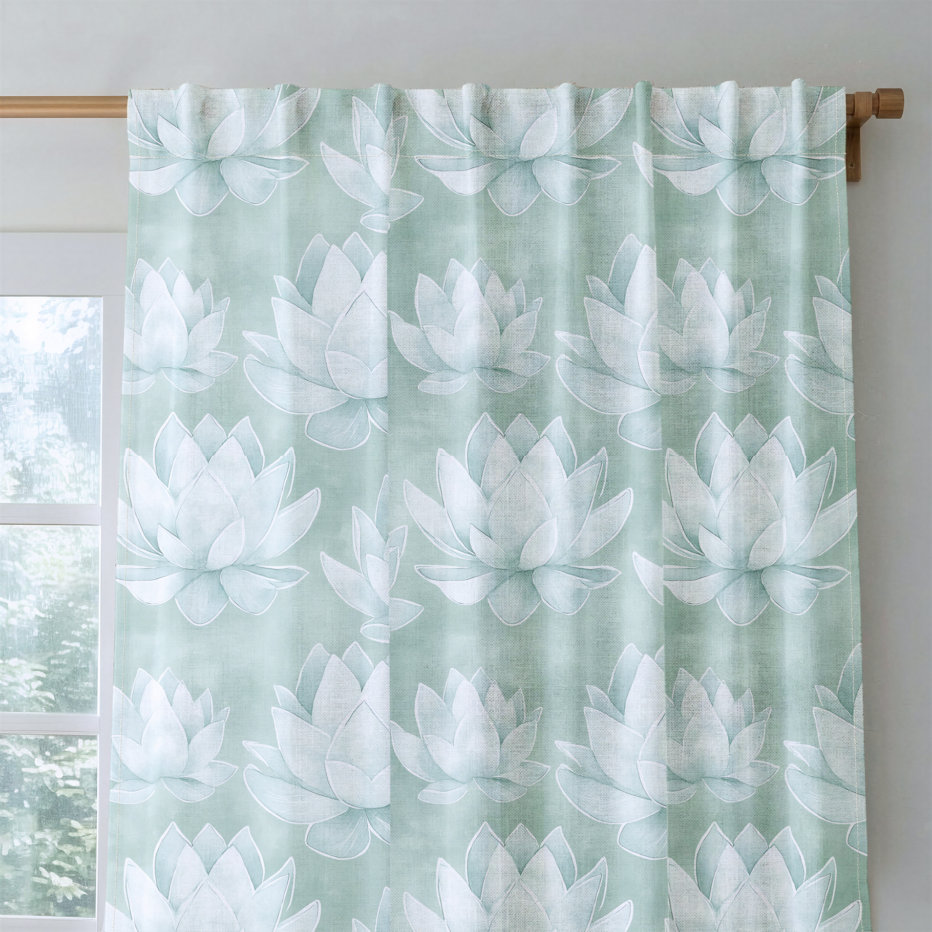 Misty Bloom - Drapery — rod