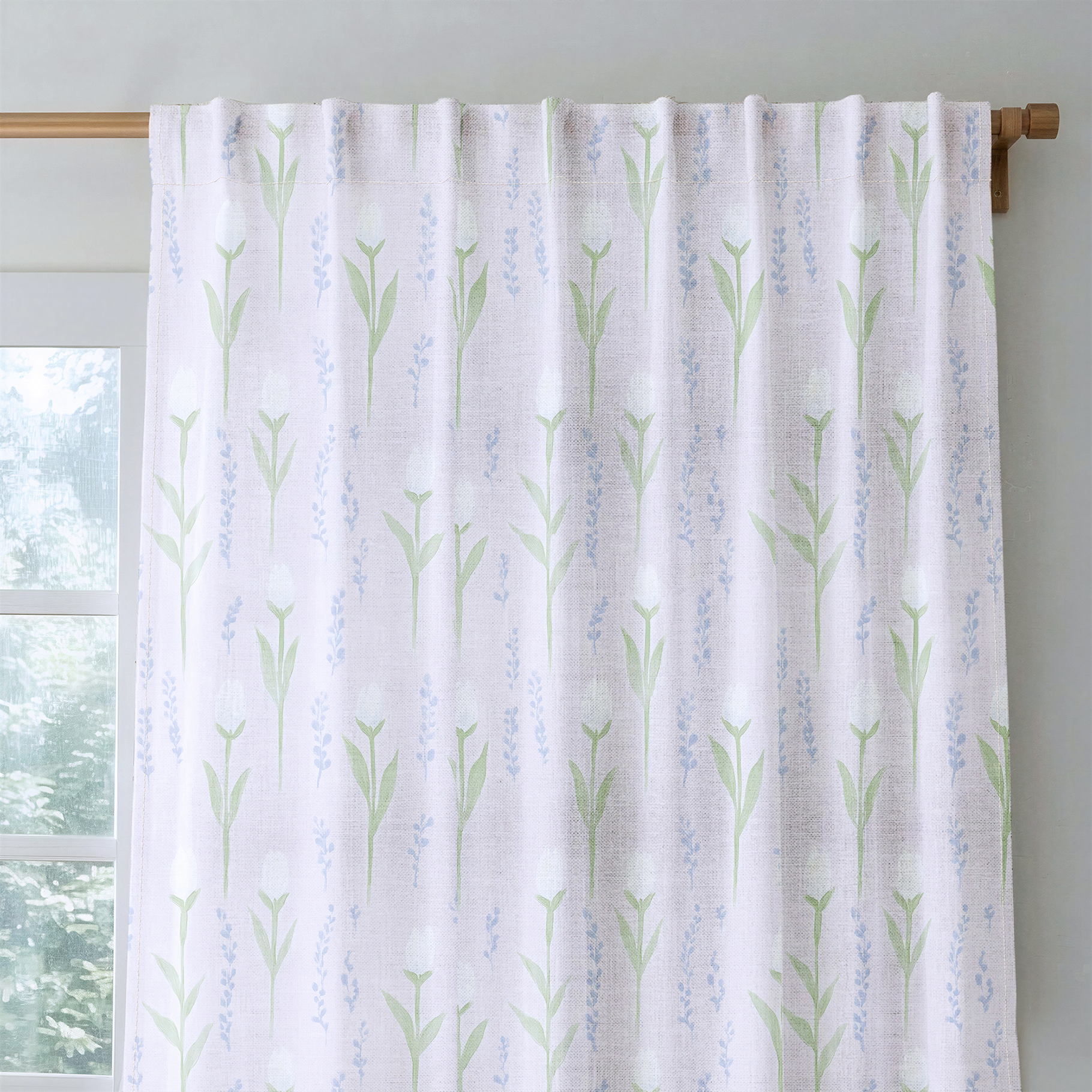 Lavender Lane - Drapery — rod