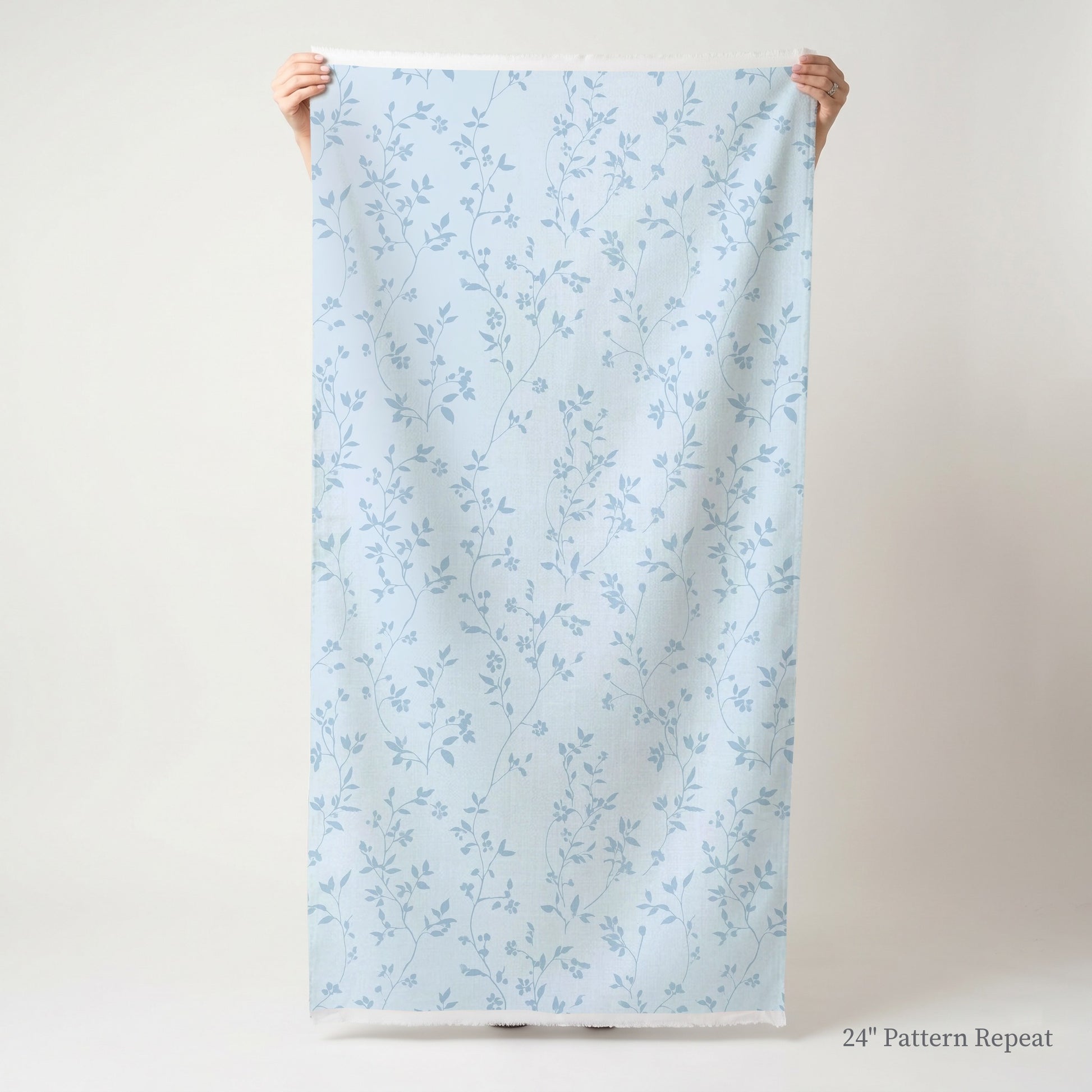 Don't Be So Blue Fabric by the Yard