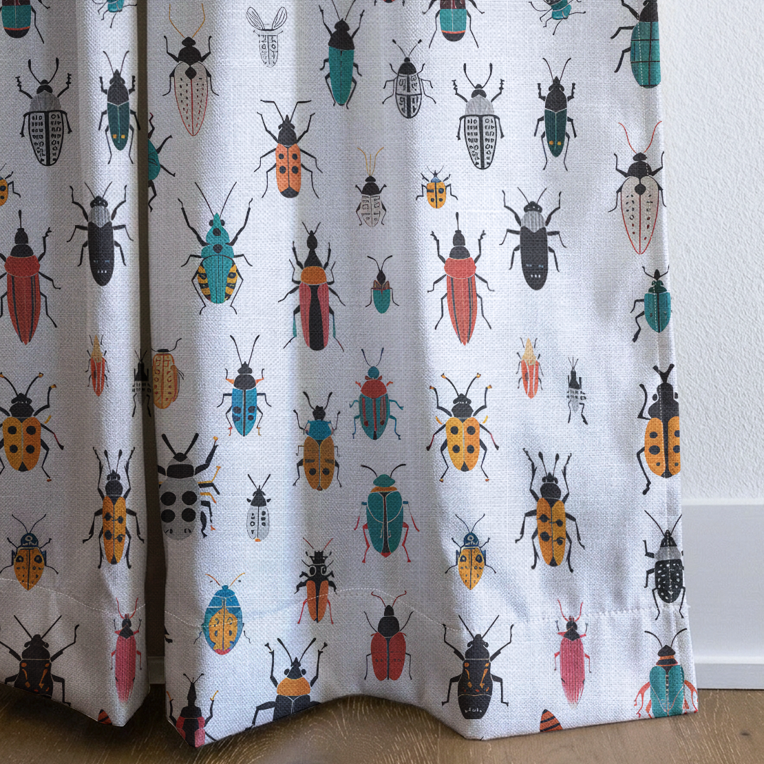 Beatle Mania - Drapery — corner closeup