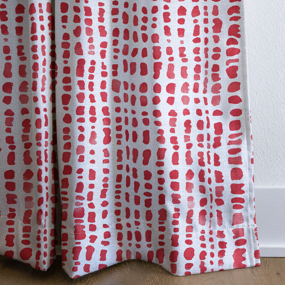 Louise - Drapery — corner closeup