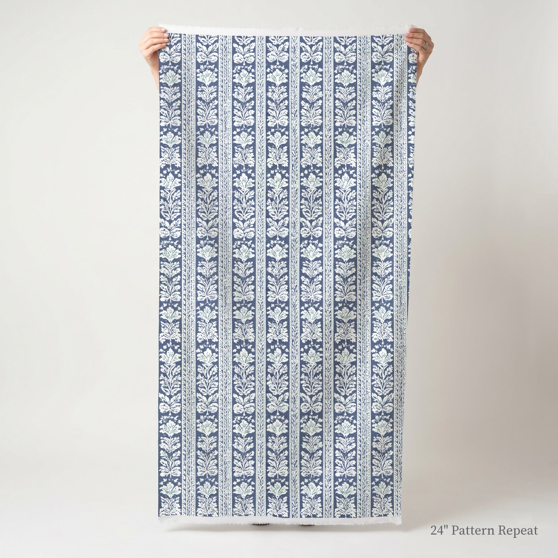 Blue Parlour Navy Fabric by the Yard