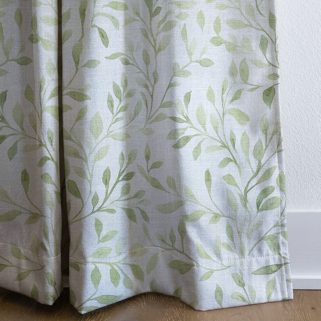 Spring Vine - Drapery — corner closeup