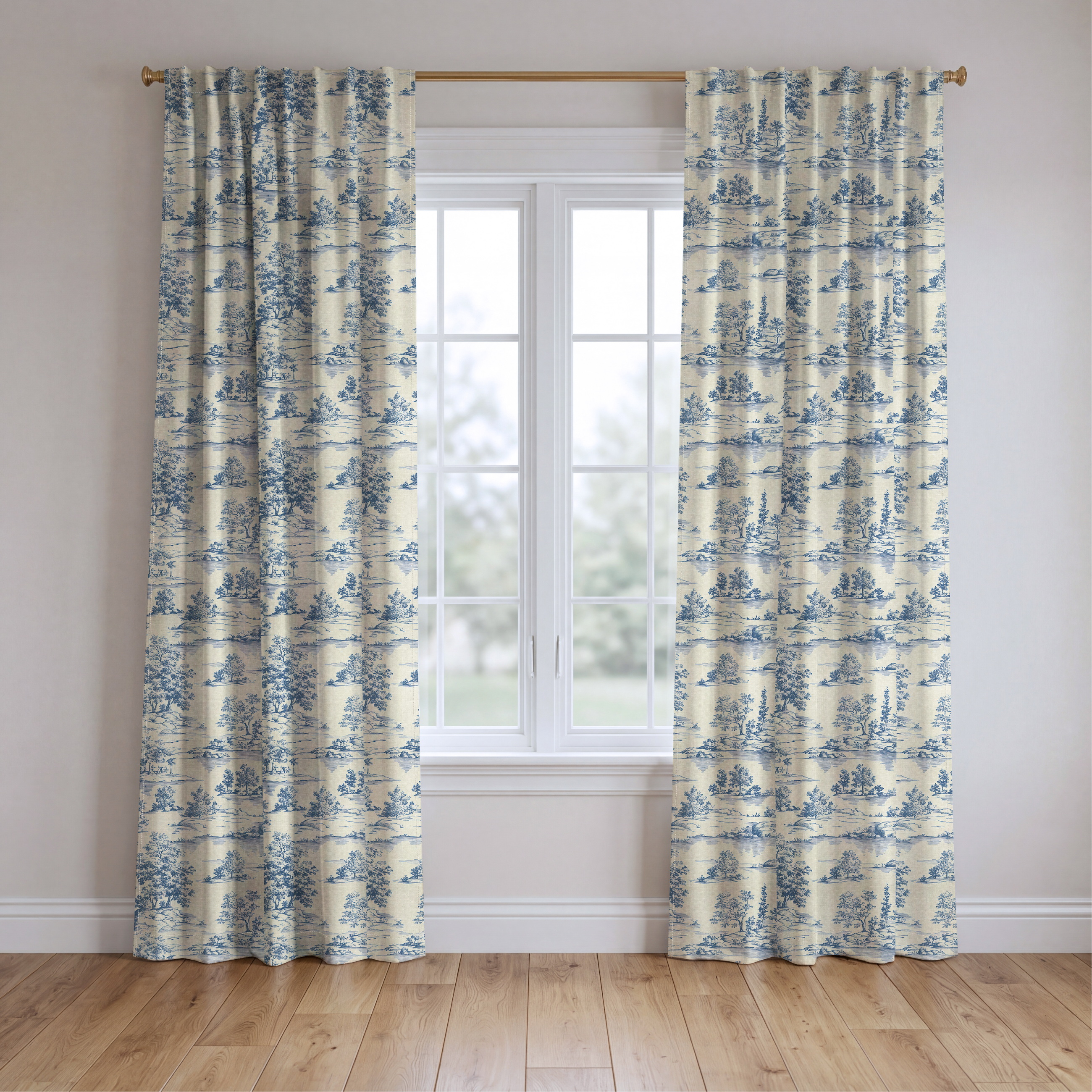Eads - Drapery — two panels